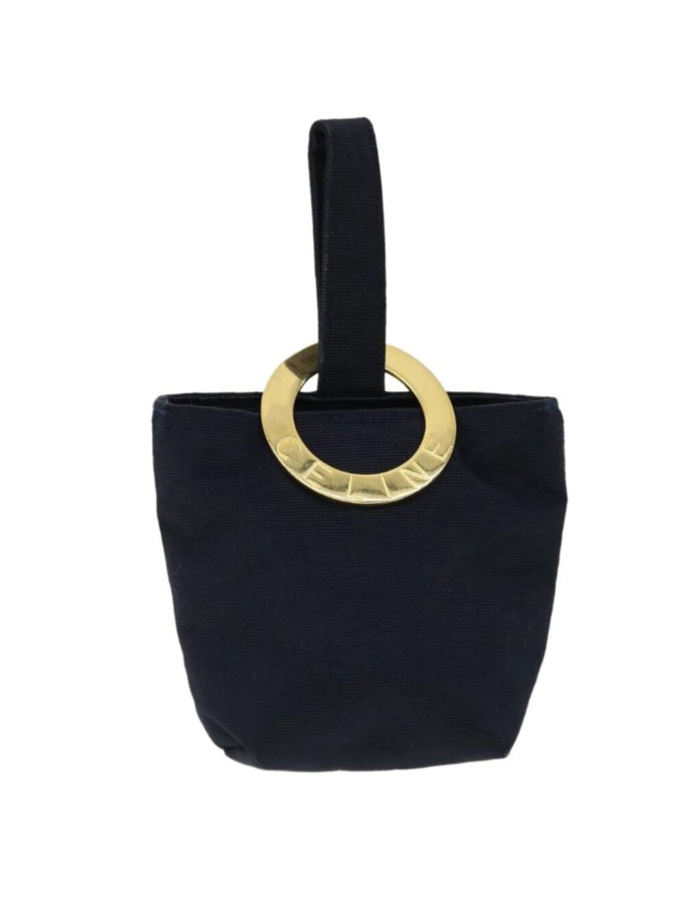 CELINE Circle Pouch Navy